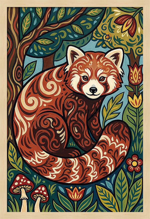 Red Panda In Nature