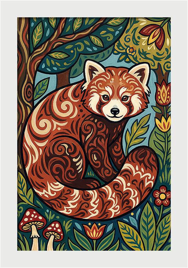 Red Panda In Nature