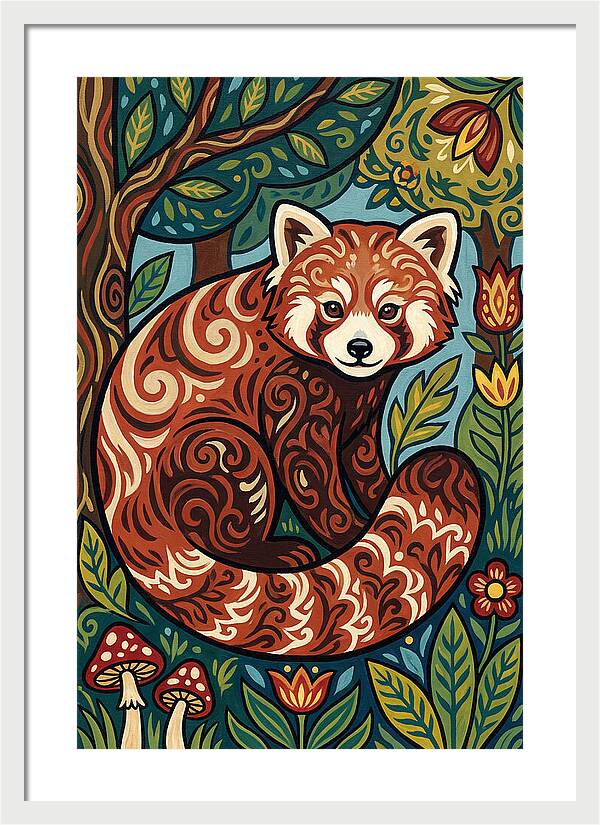 Red Panda In Nature