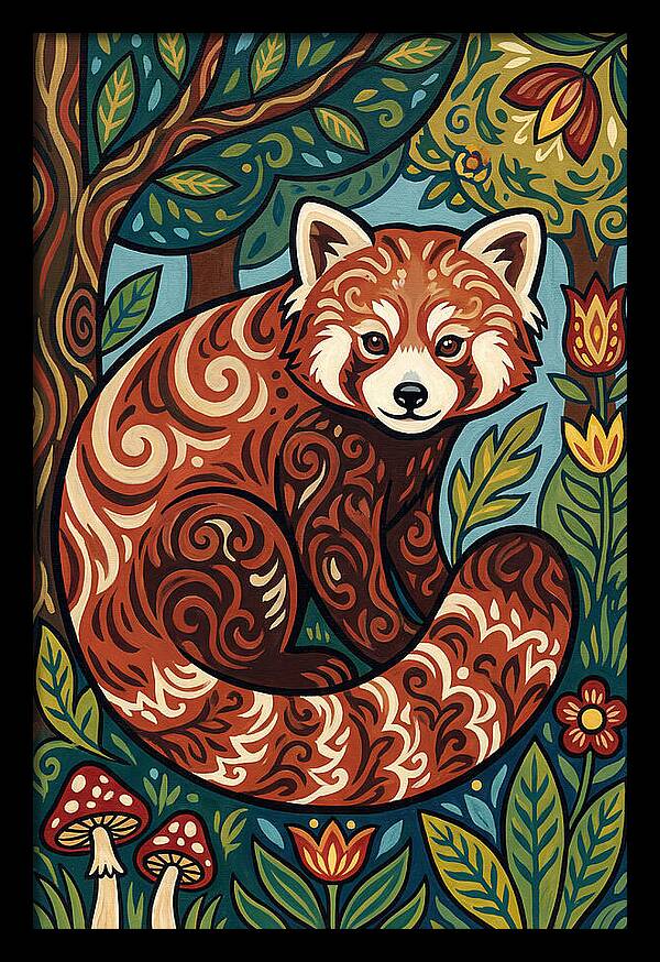 Red Panda In Nature