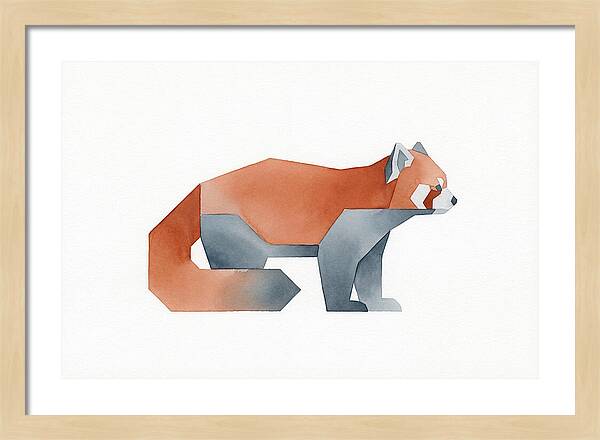Red Panda Minimalism