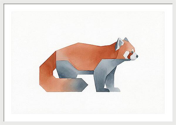 Red Panda Minimalism
