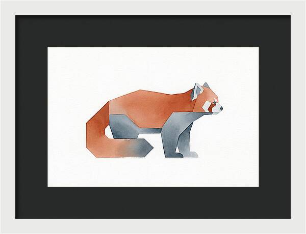 Red Panda Minimalism