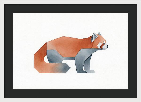 Red Panda Minimalism