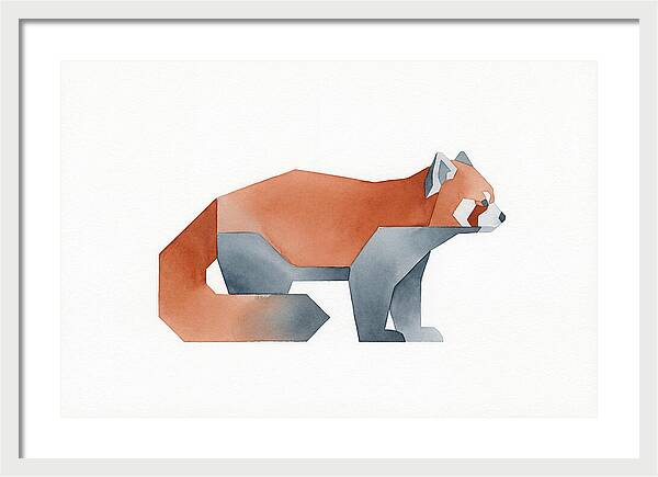 Red Panda Minimalism