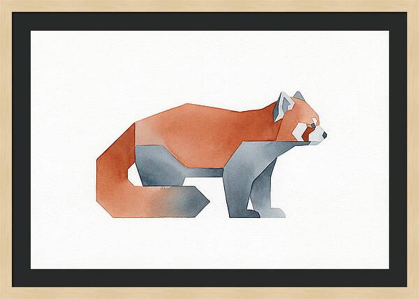 Red Panda Minimalism