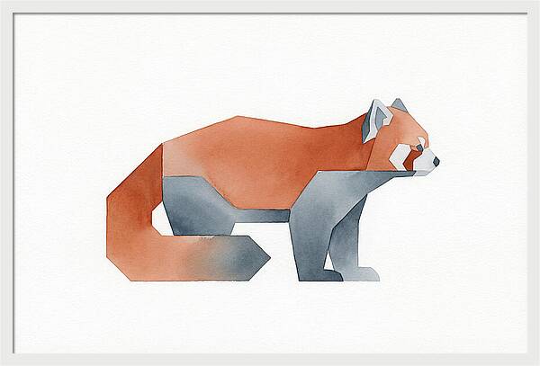 Red Panda Minimalism