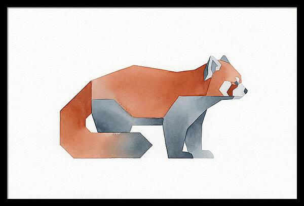 Red Panda Minimalism