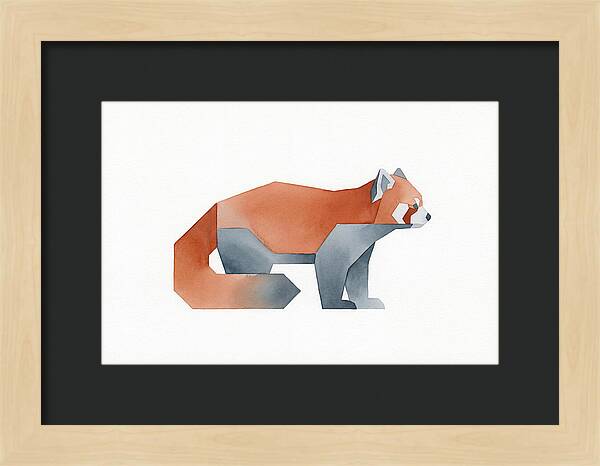 Red Panda Minimalism