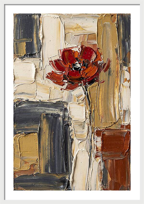 Red Poppy In Bold Colors