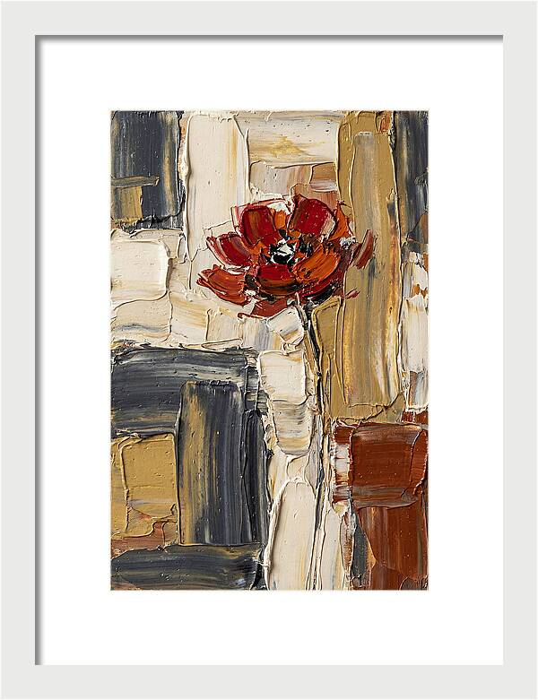 Red Poppy In Bold Colors