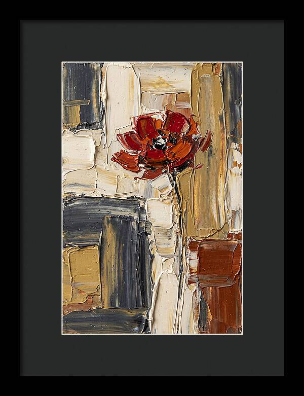 Red Poppy In Bold Colors