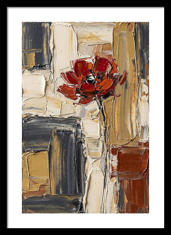 Red Poppy In Bold Colors