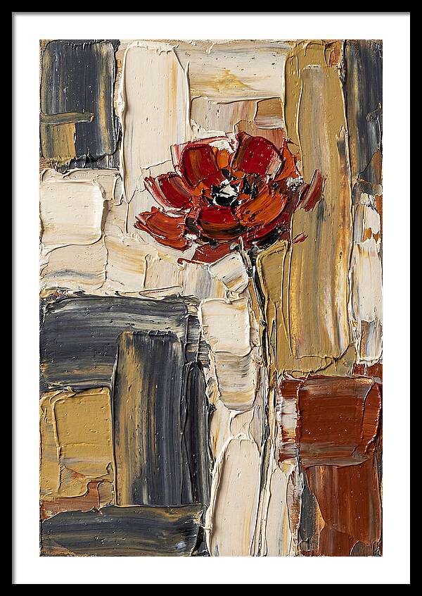 Red Poppy In Bold Colors