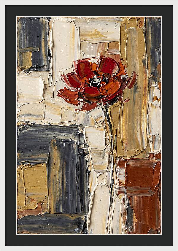 Red Poppy In Bold Colors