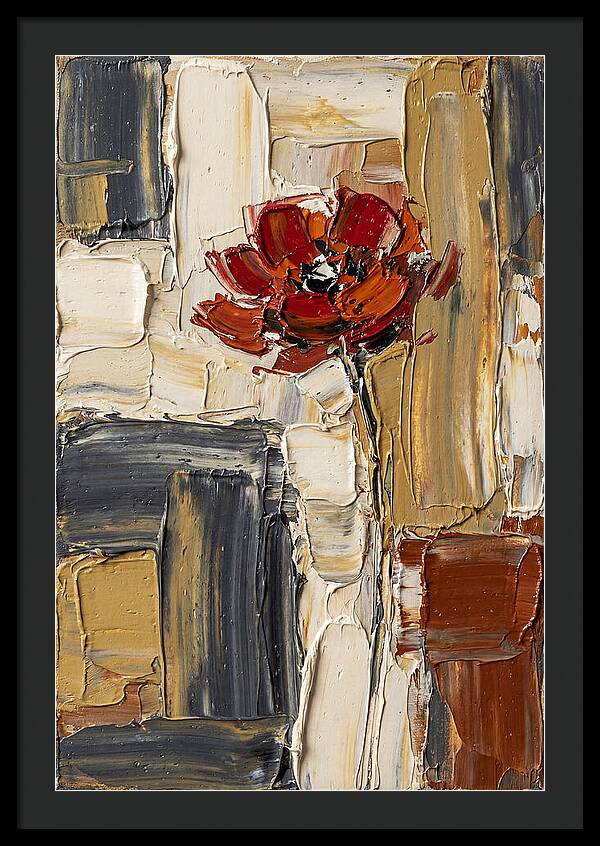 Red Poppy In Bold Colors