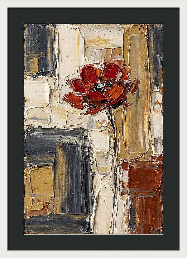 Red Poppy In Bold Colors