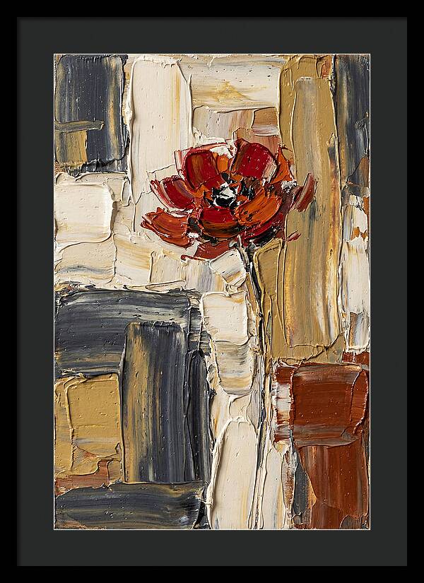 Red Poppy In Bold Colors