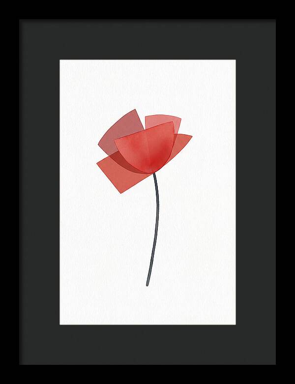 Red Poppy Minimalism