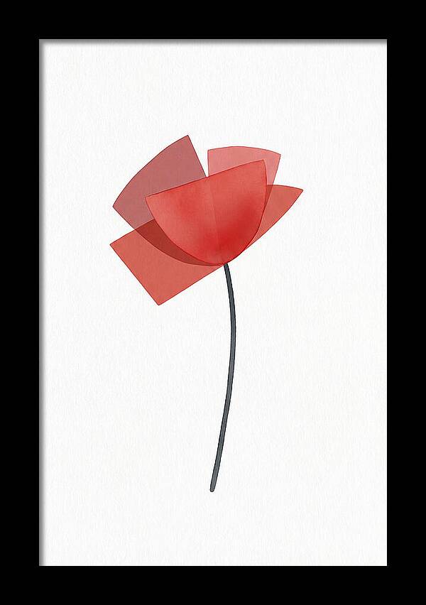 Red Poppy Minimalism