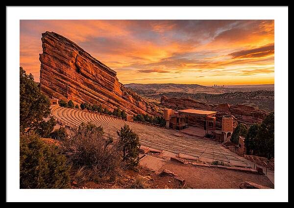 Red Rocks Amphitheatre Sunset