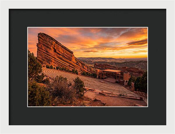 Red Rocks Amphitheatre Sunset