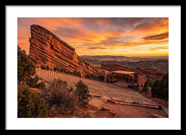 Red Rocks Amphitheatre Sunset