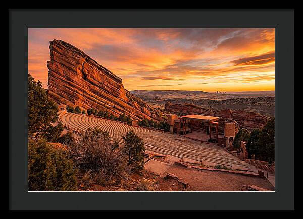 Red Rocks Amphitheatre Sunset
