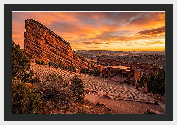 Red Rocks Amphitheatre Sunset