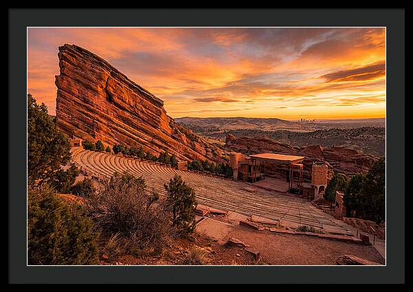 Red Rocks Amphitheatre Sunset
