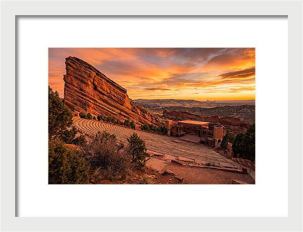 Red Rocks Amphitheatre Sunset