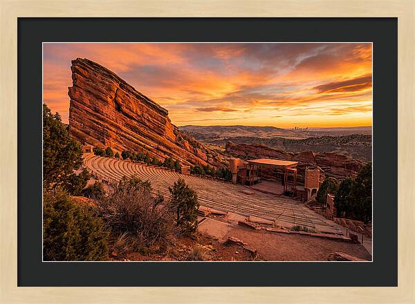 Red Rocks Amphitheatre Sunset