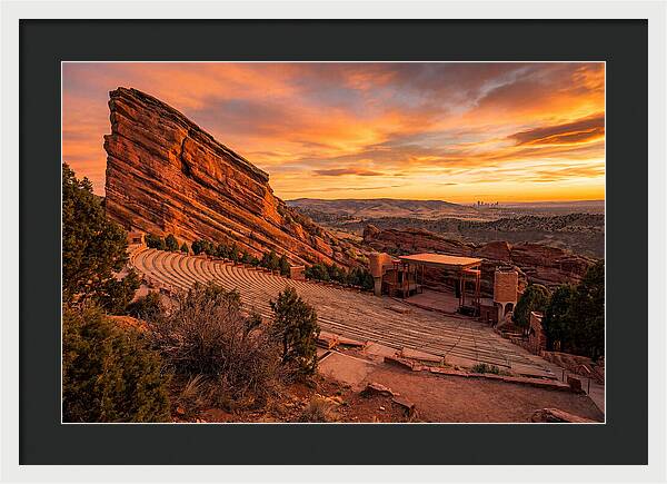 Red Rocks Amphitheatre Sunset