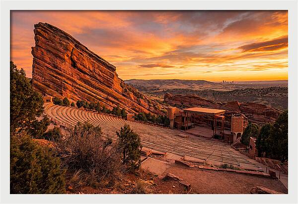 Red Rocks Amphitheatre Sunset