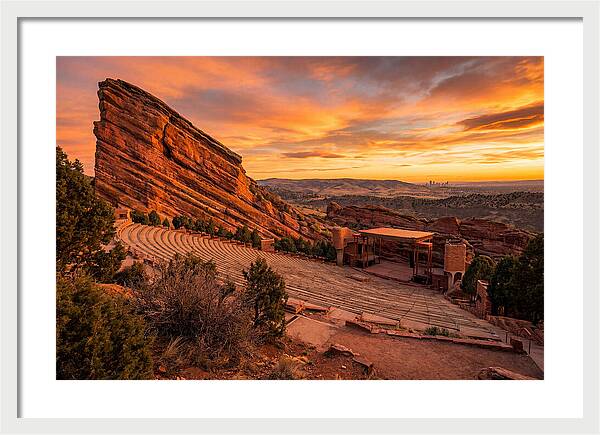 Red Rocks Amphitheatre Sunset