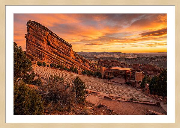 Red Rocks Amphitheatre Sunset