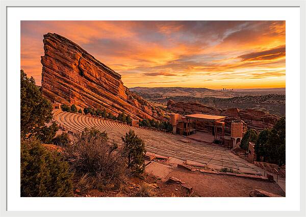 Red Rocks Amphitheatre Sunset