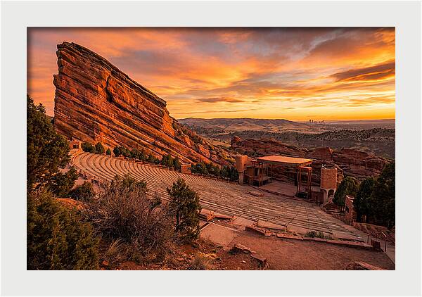 Red Rocks Amphitheatre Sunset