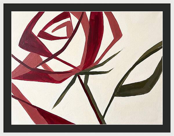 Red Rose Minimalism