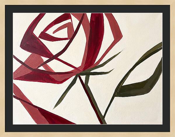 Red Rose Minimalism
