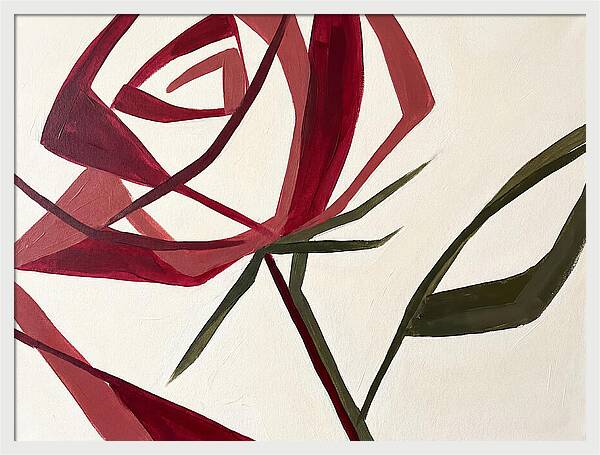 Red Rose Minimalism