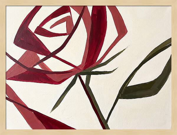 Red Rose Minimalism