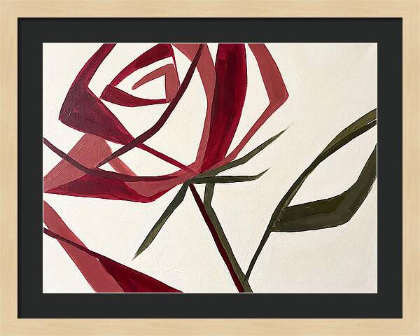 Red Rose Minimalism