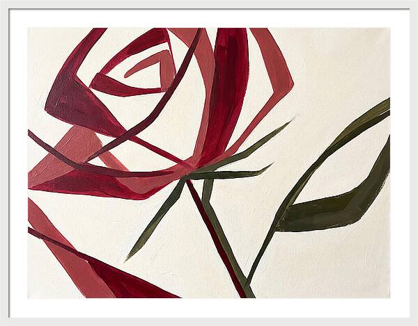Red Rose Minimalism