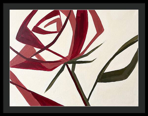 Red Rose Minimalism