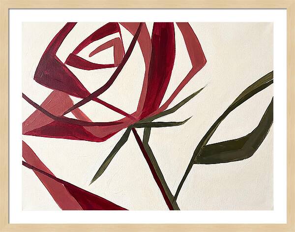 Red Rose Minimalism