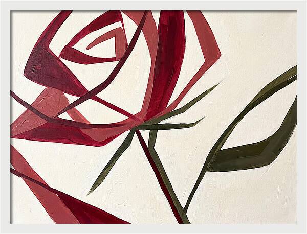 Red Rose Minimalism