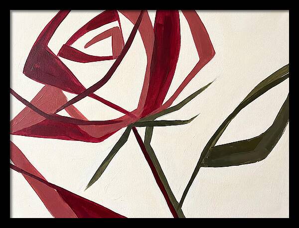 Red Rose Minimalism