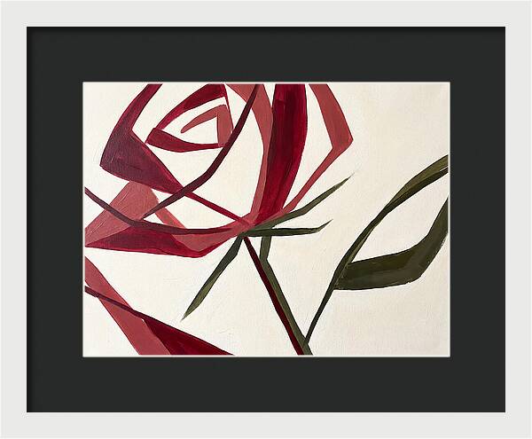 Red Rose Minimalism