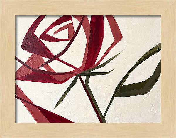 Red Rose Minimalism